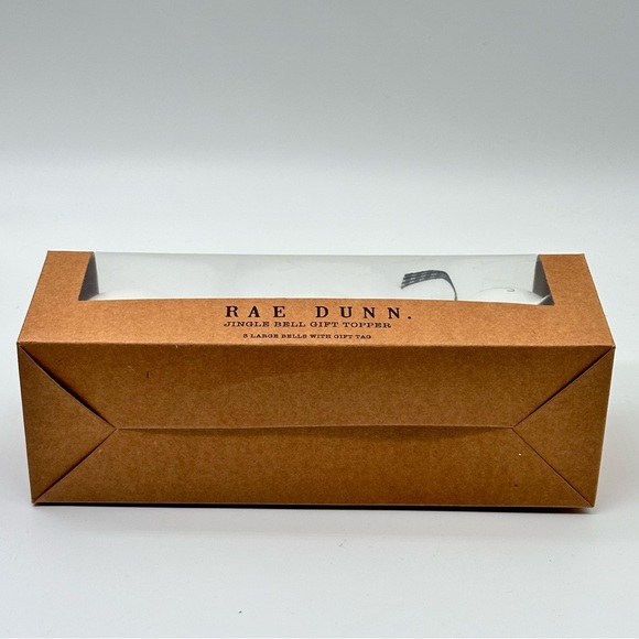 Rae Dunn Holiday Christmas Set of 3 Jingle Bells Gift Topper/Ornaments - Picture 2 of 4